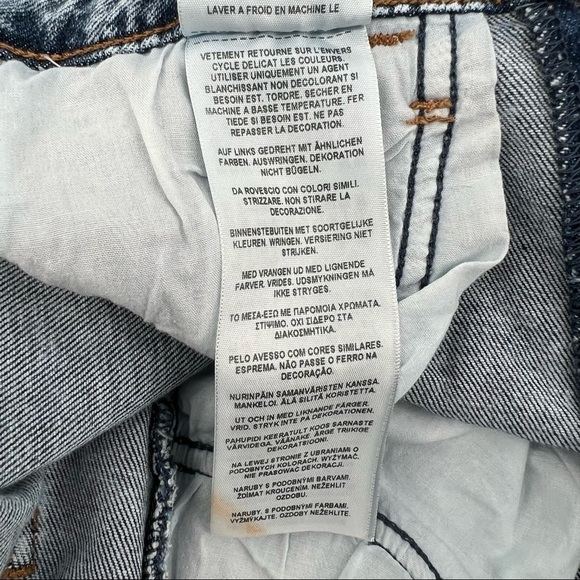 GBG Los Ángeles Distressed Cut Off Jean Shorts Size 26 Women’s - Picture 8 of 10